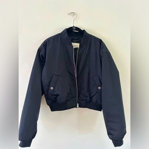 Abercrombie Women’s Cropped Bomber Jacket